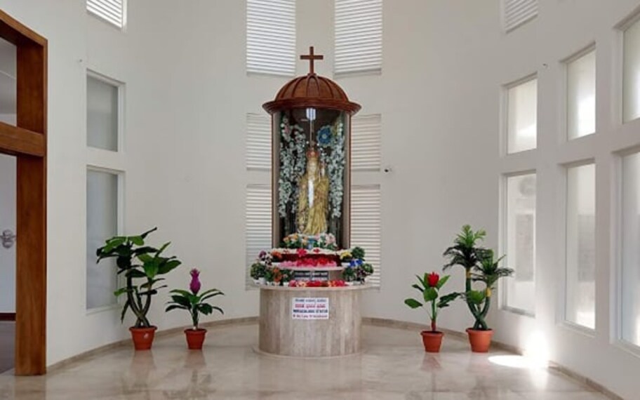 Udupi Stella Maris Church Landscape Image